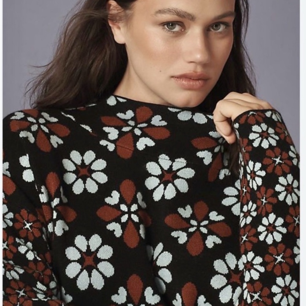 Maeve Cary’s Mock Neck Sweater Plus Size 2X 20/22. From Anthropologie.